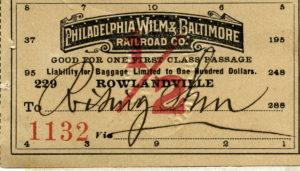 tickts octorar branch railroad
