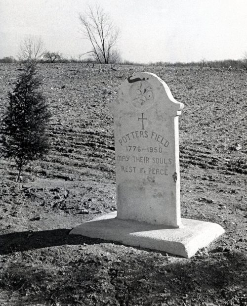 cecil county cemetery or pauper's field potter's field