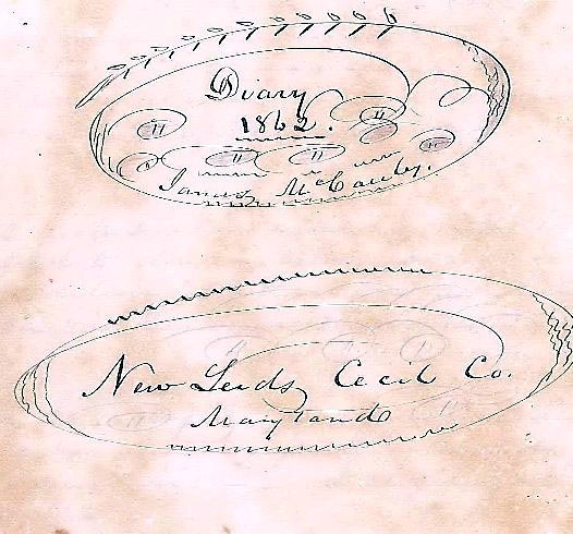 McCauley diary 1862