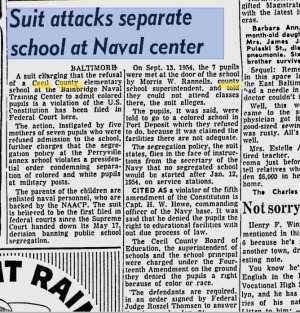 NAACP suit Cecil County schools