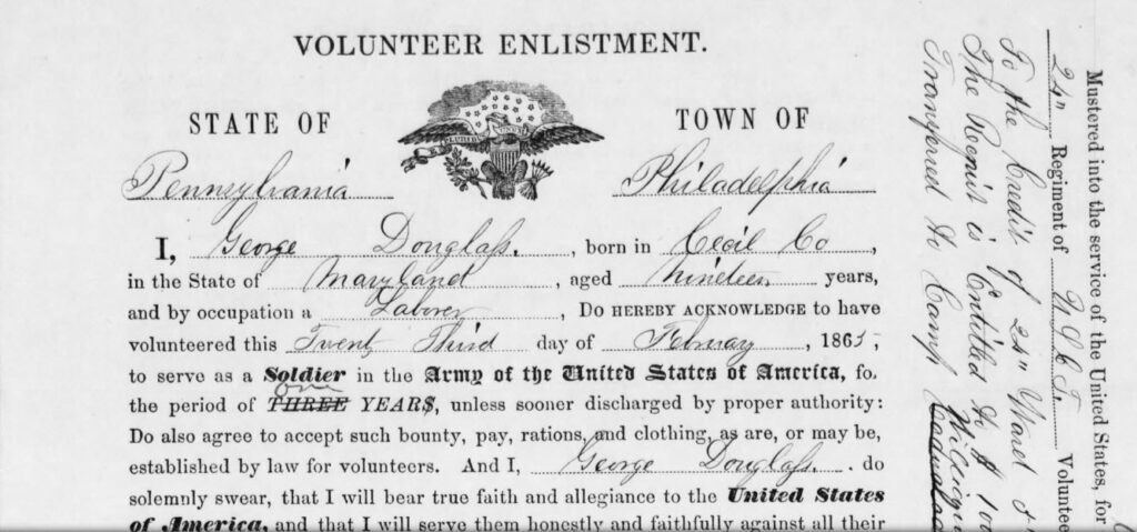 george douglass, usct