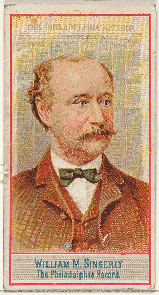 William singerly Philadelphia record