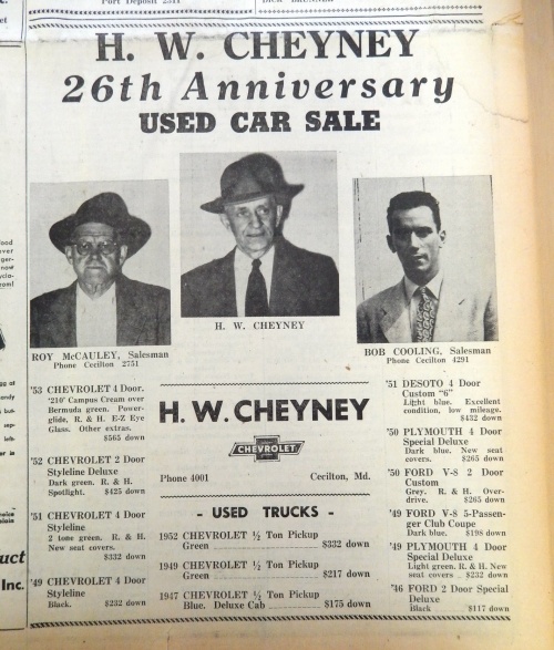 Cheyney Chevy Dealer Cecilton