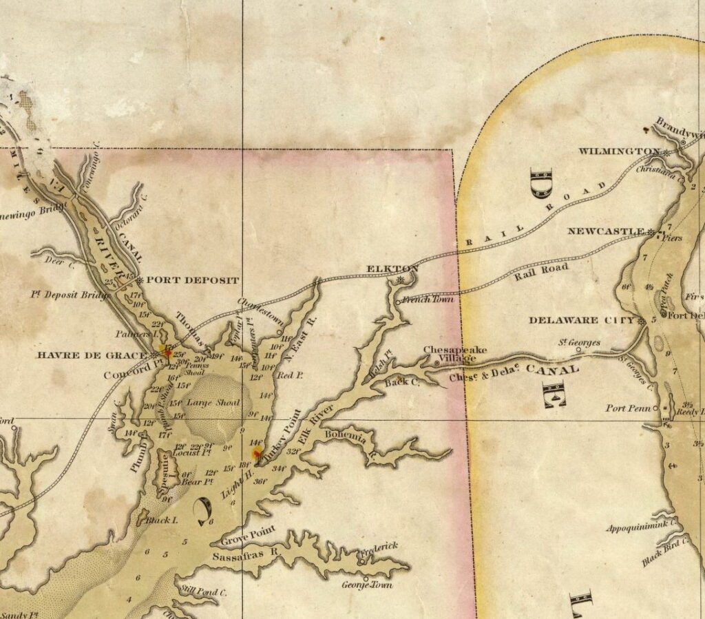 cecil county map 1840