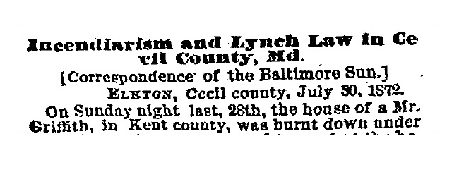 lynching in Cecil County