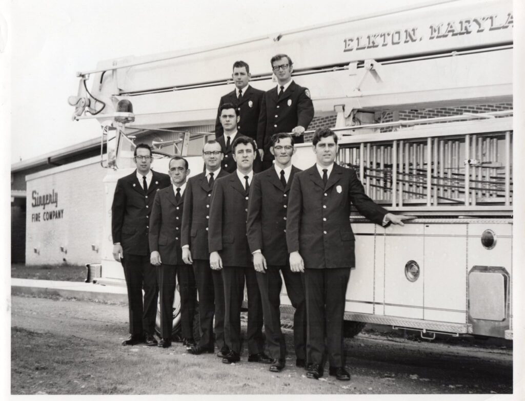 Larry Storke of the Singerly Fire Company