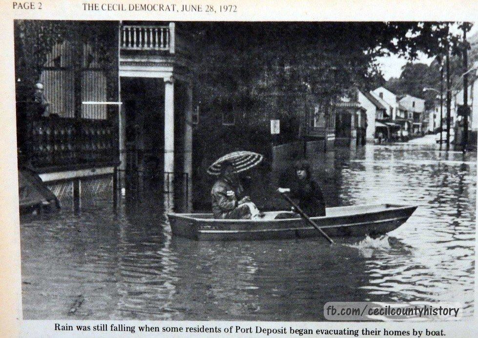Port Deposit after Hurricane Agnes