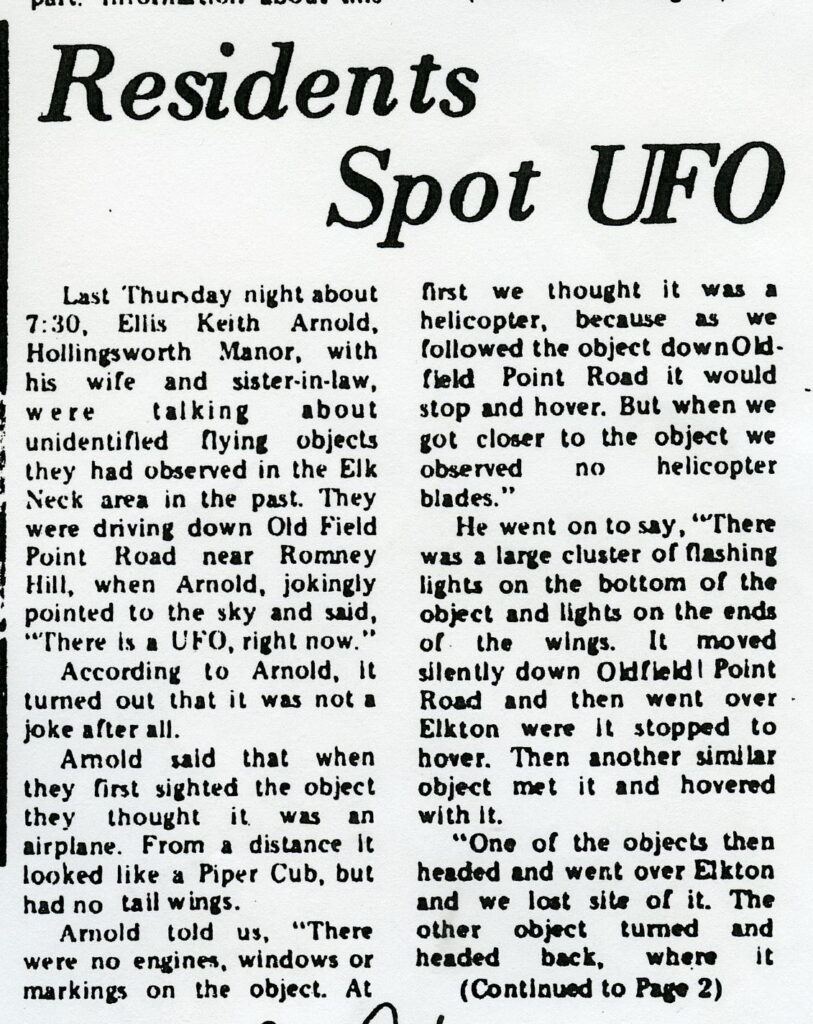 Unidentified flying object UFO