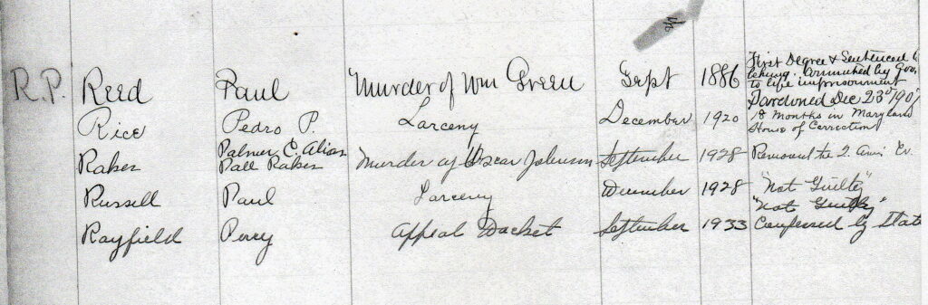 Paul Reed convicted of murdering William Green, also known as Billy the Joker.