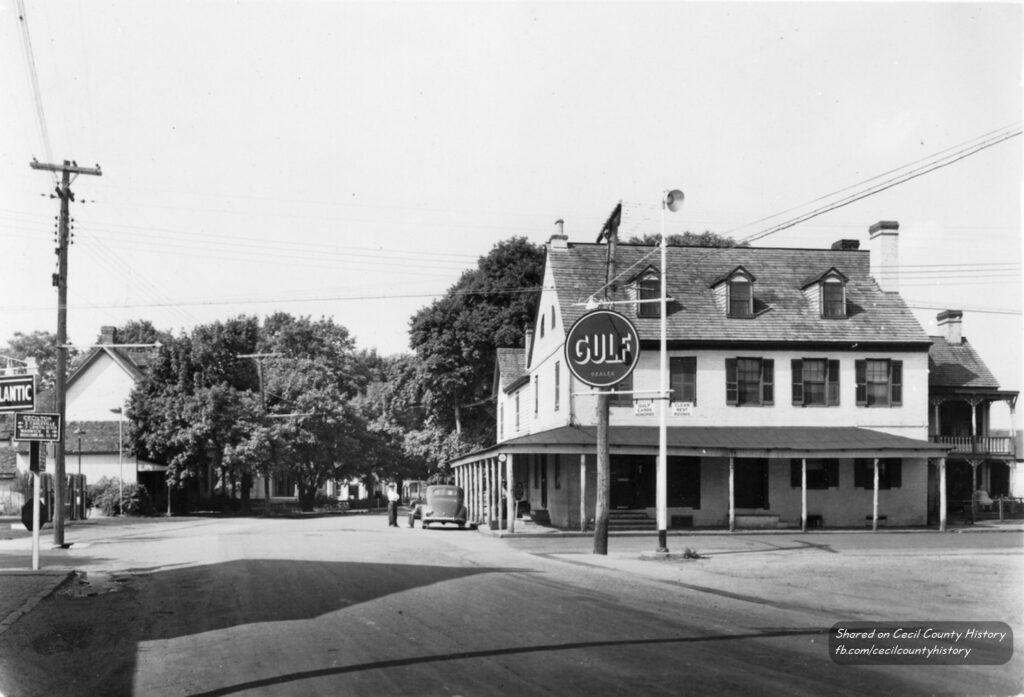 Four corners in Cecilton in the 1940s