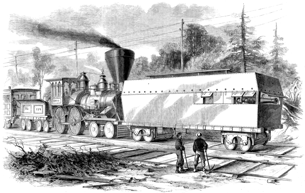 The P. W. & B. Railroad was an important link during the Civil War.