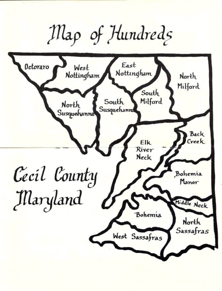 Election Districts in Cecil County Window on Cecil County's Past