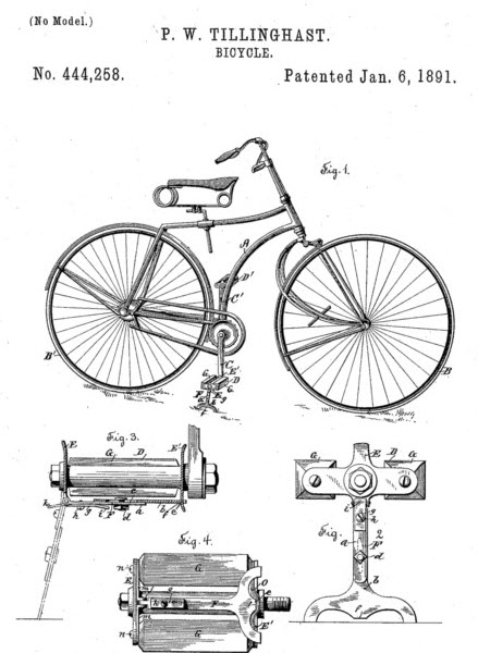 1891 bicycle patent