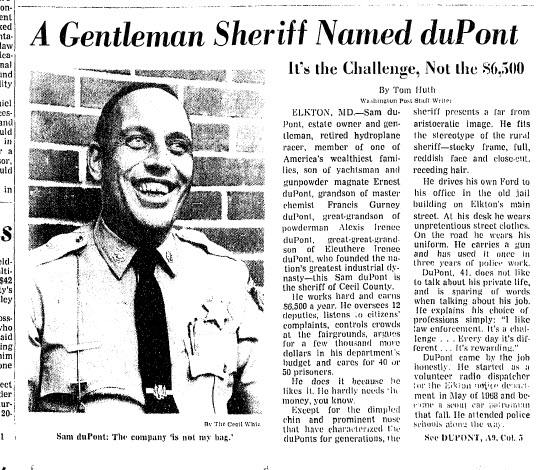 Sheriff Sam du Pont