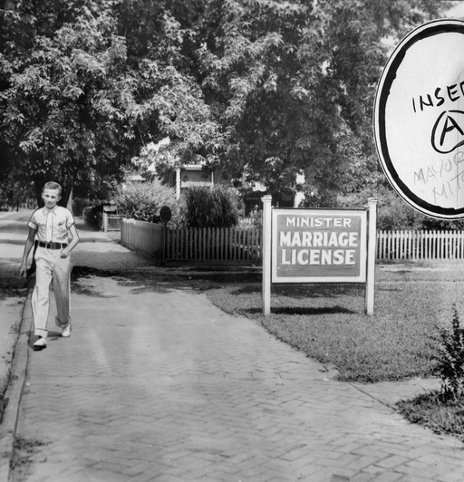 Signs for Elkton wedding